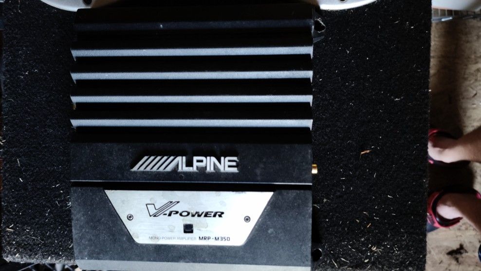 Alpine Sound Amplifier For Car