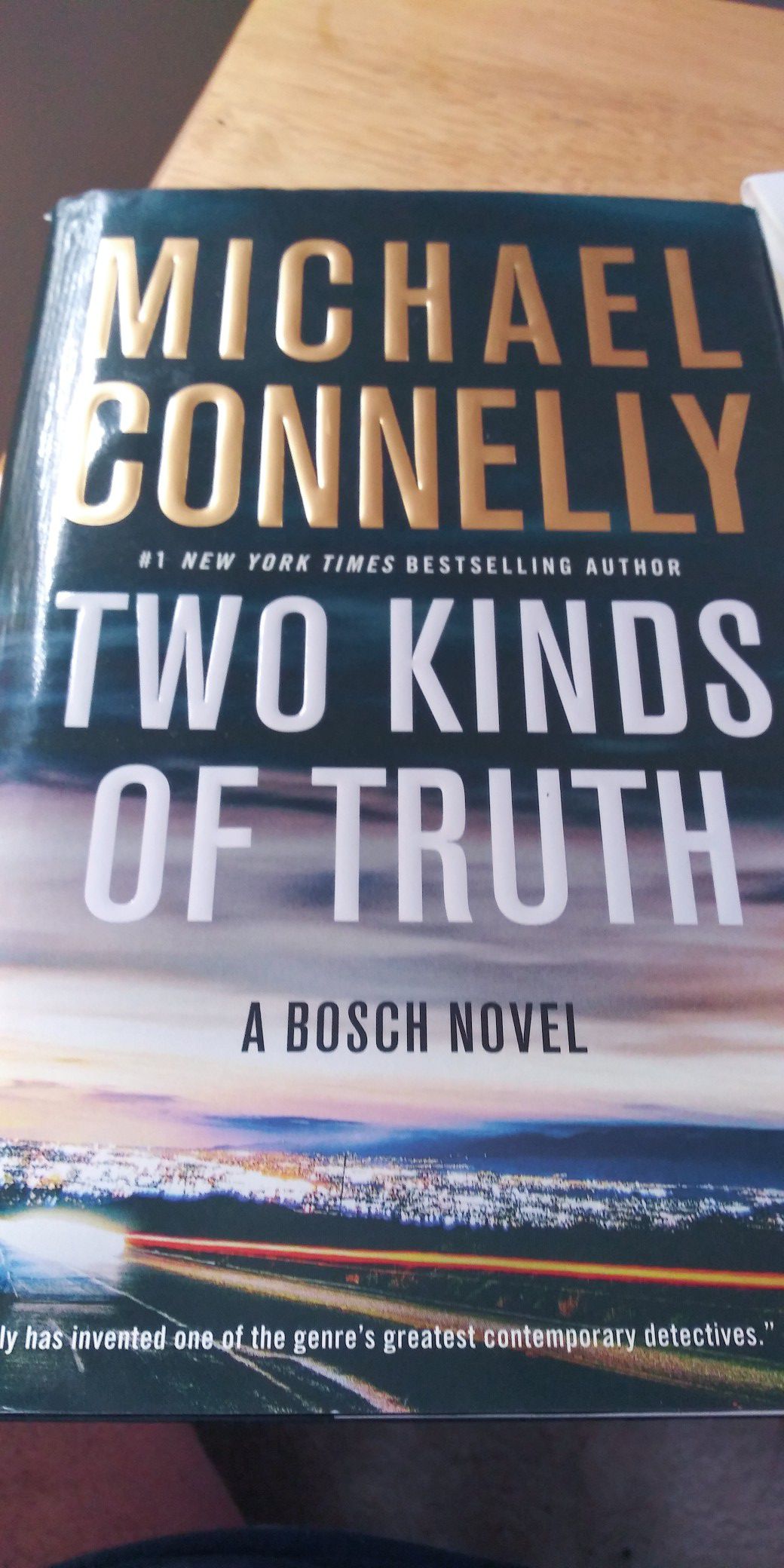 MIICHAEL CONNELLY TWO KINDS OF TRUTH. BOSCH NOVEL.