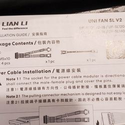 Lian Li SL 120 V2 Case Fans 2 Left (Used)