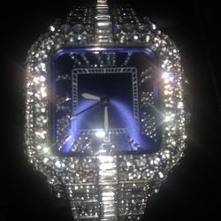 Moissanite Iced out Watch