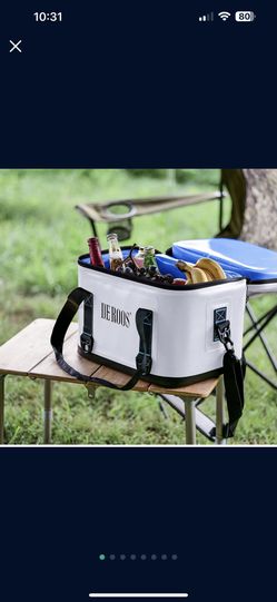 New-27 Cans/14L Soft Cooler Bag Deep Freeze 72-Hour Backpack Portable Hardbody Cooler Insulated