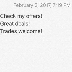 Check my offers!