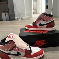Jordan 1 Spider man Size 5.5Y