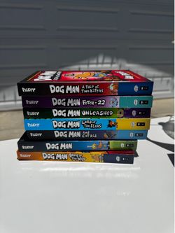 Dog man book set
