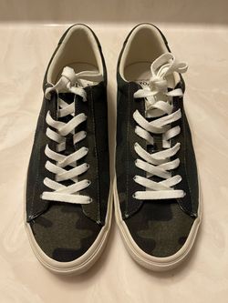 POLO RALPH LAUREN SAYER-SK-VLC GREEN MU WAXED CANVAS/SUEDE MEN SIZE 10.5