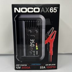 NOCO Boost+ Air AX65: 2000A Jump Starter with Air Compressor Tire Inflator