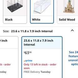 White Display Case - CASE ONLY