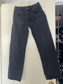 Marc By Marc Jacobs Jeans Womens Sz 26 Washed Black Straight leg