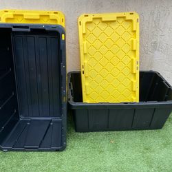 Pair of 2 HDX Tough Tote 38 Gallon Storage - $15 each  - See My Other Items 😎