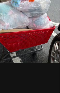 HUGE cart of free baby items and antique