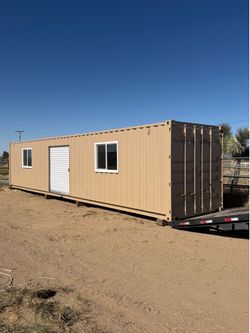 Storage shipping containers, local yard in Hesperia