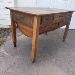 Antique Possum Belly Bakers Table