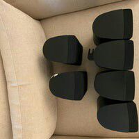 6 Bose Double cube speakers black