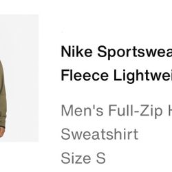 BRAND NEW Nike Fleece Lightwear