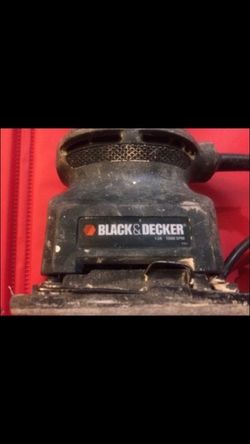 $15 Black&Decker palm sander works great