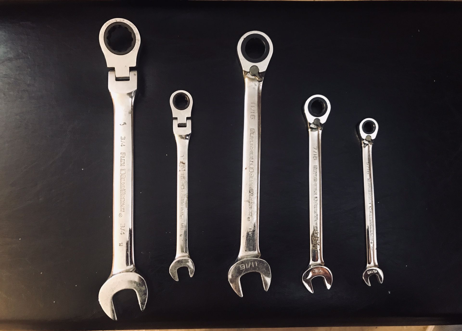 Flex & Reversible Gear Wrenches