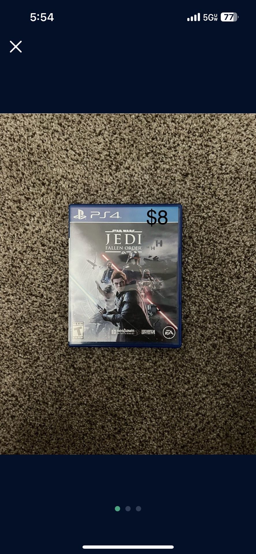 PS4 Star Wars Jedi Fallen Order