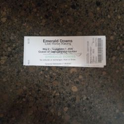 Emerald Downs General Admission Tickets 2026 Season ($10 value)