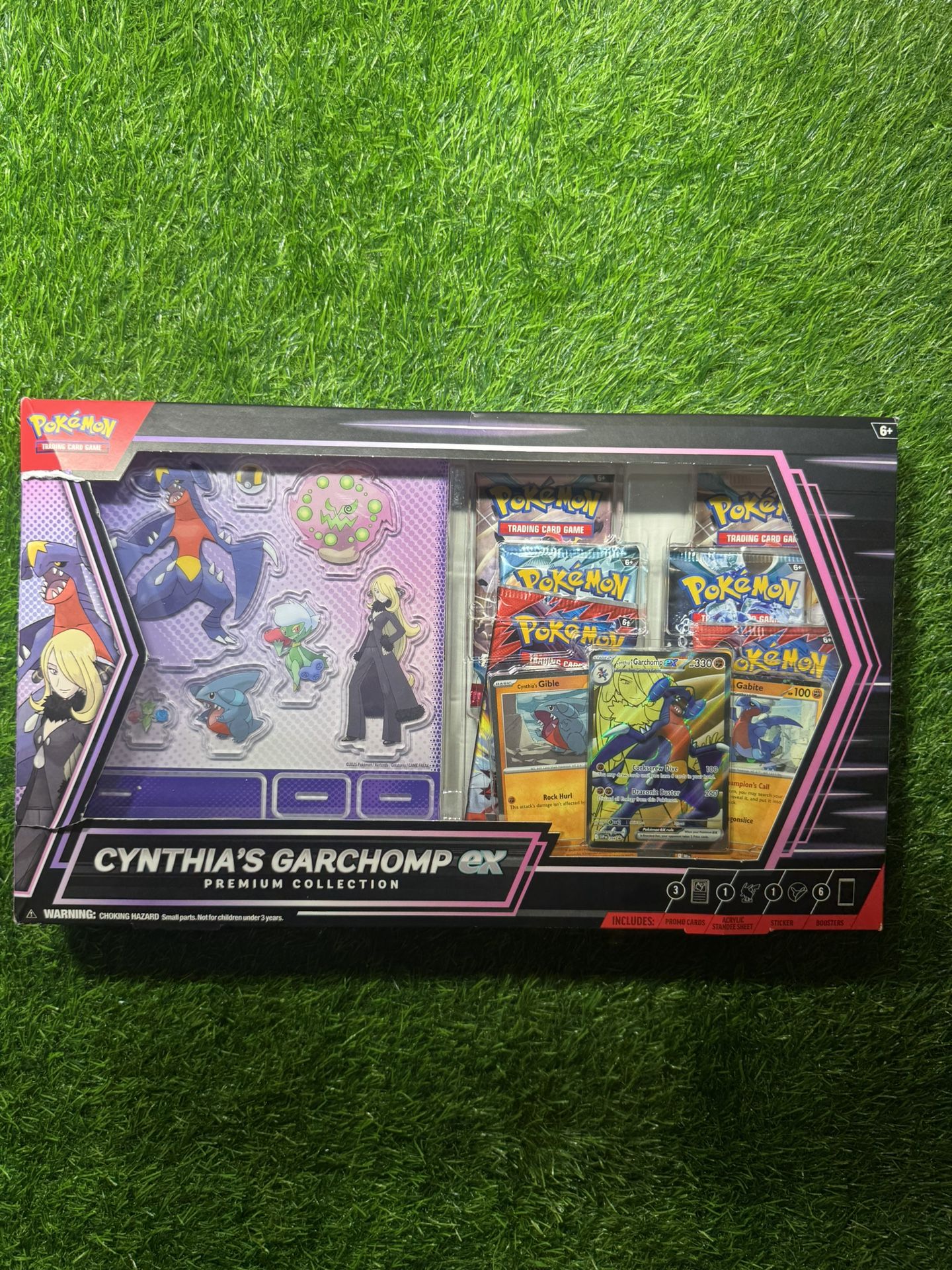 2025 Pokemon Scarlet & Violet ‘Cynthia’s Garchomp ex Premium Collection Box’