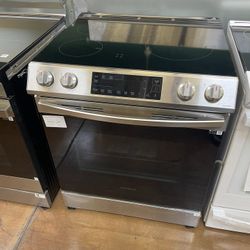 Induction Stove Samsung 30 Inch Wide Stainless Steel