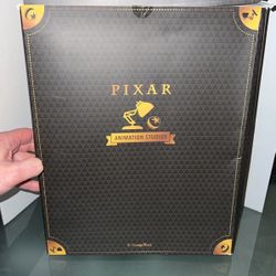 Card Fun Disney 100 Pixar 37th Oscars Anniversary Leather Binder Sealed New Gold 