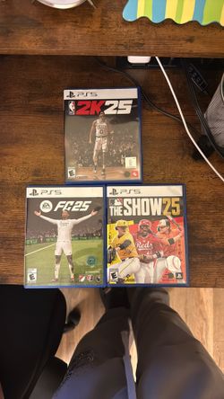 Ps5 Games. MLB 25, NBA 2k 25, FIFA 25