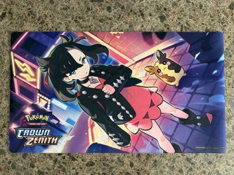 Pokémon Crown Zenith Marnie & Morpeko Playmat