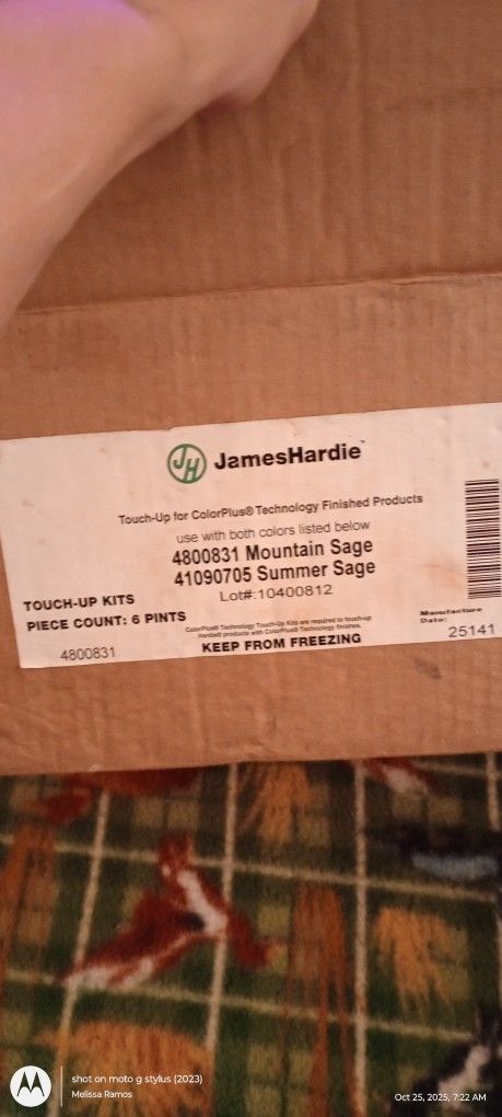 James Hardie Touch Up Paint 