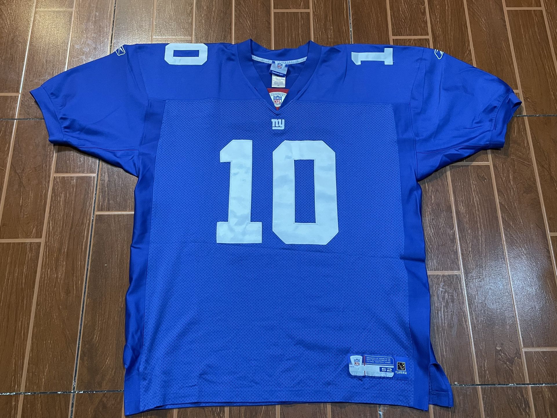 Eli Manning Jersey #10 Reebok NFL New York Giants On Field