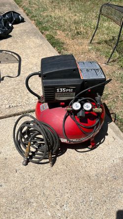 Used Porter Cable 135 PSI pancake air compressor