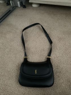 Black Leather Crossbody 