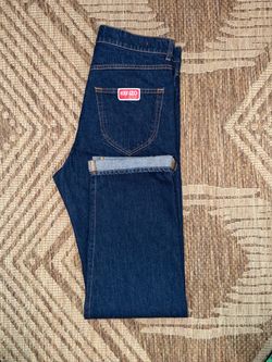 KENZO Paris Dark Indigo Straight Leg Jeans Size 30
