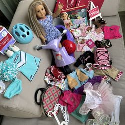 Lot Of American Girl Doll, Clothes, Scooter, And More! **Local Pickup Only**