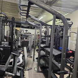 Life fitness synrgy storage rack workout fitness weight gym equipment accessories