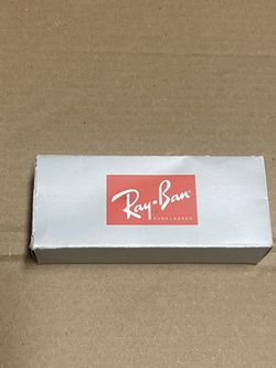 Ray Ban Sunglasses Only Box With Leather Case & Manual