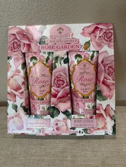 Fiorentino Rose Garden Hand Cream & Body Lotion Set