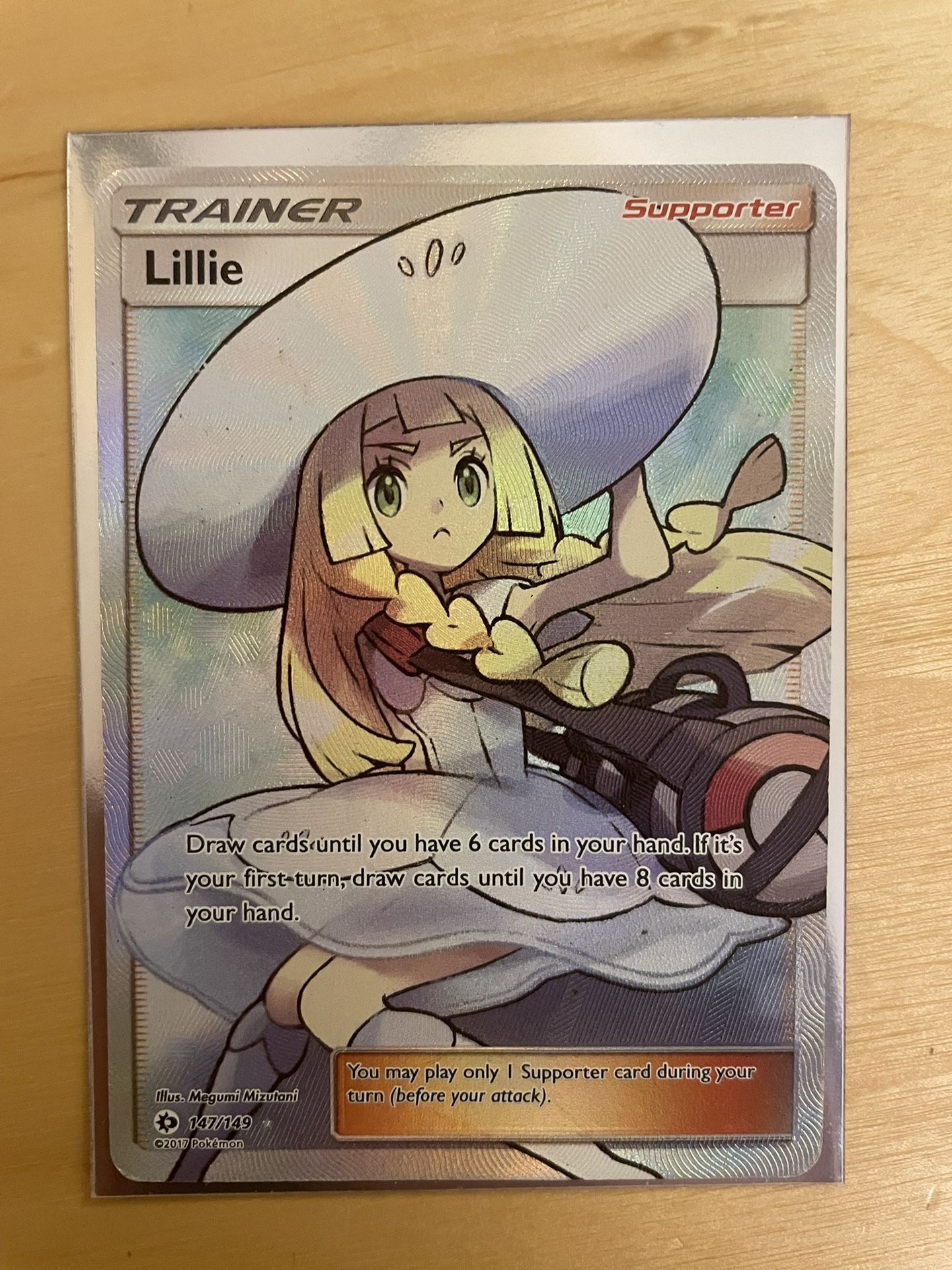 Pokemon Card - Lillie (Full Art) - SM Base Set 147/149 Ultra Rare Pokémon Card