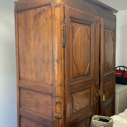 Large Antique Wooden Cabinet 