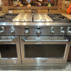 Monogram Range Dual Oven With Griddle And Grill 