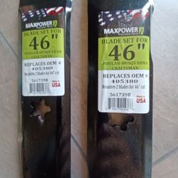 ( 2 ) Lawn mower blades Brand new