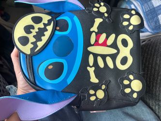 Loungefly Disney Stitch Skeleton Crossbody Bag