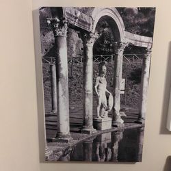 Canvas b&w print