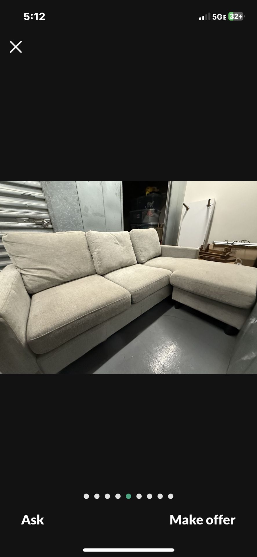 Tan Sectional Couch
