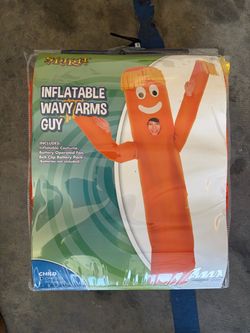 Inflatable Wavy Arms Guy Halloween Costume