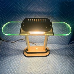 Vintage desk bankers lamp Robert Sonneman Style