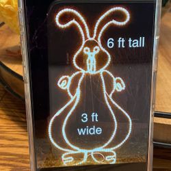 Easter Rabbit Silhouette/LED lights  - Pick Up Only (Gurnee Area)