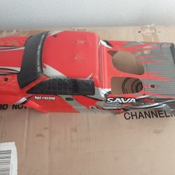 Hpi Savage Nitro Rc Body Shell Used 