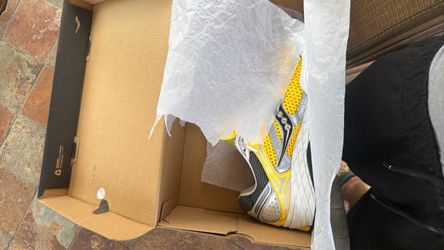 Saucony Running Sneakers Yellow and Silver