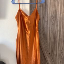 Satin Dress Small