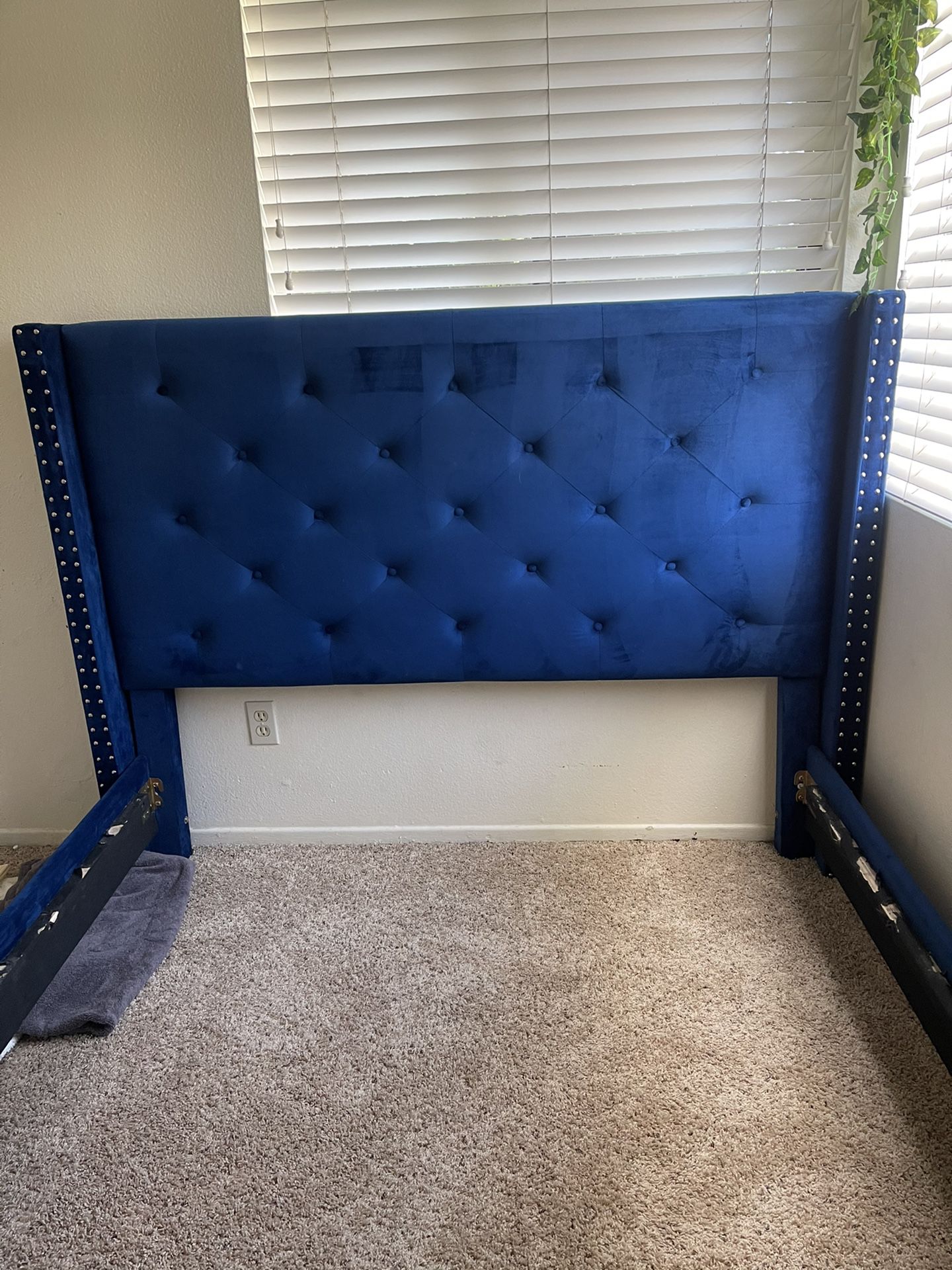 Bed Frame ✨Royal Blue